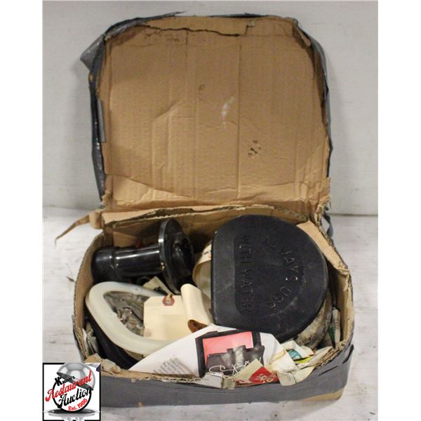 BOX OF ASSORTED STEAM TABLE HEATING ELEMENTS