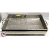 Image 1 : 2 STAINLESS STEEL ROASTING PANS 18" X 24"