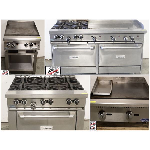 FEATURE LOT: NATURAL GAS COOKING EQUIPMENT