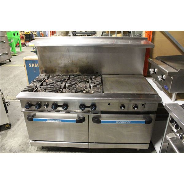 RADIANCE 5' COMBO RANGE W/ DUAL OVEN