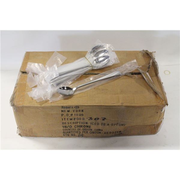 1 CASE OF 576PCS ICED TEASPOONS