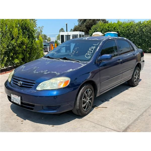 TOYT COROLLA  2003 T-DONATION