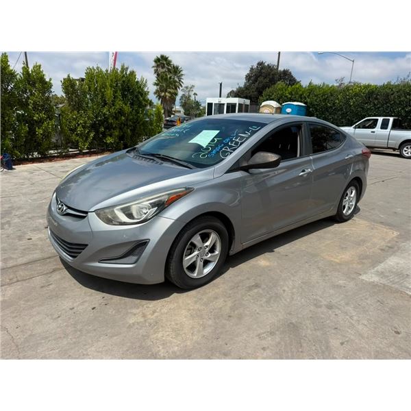 HYUN ELANTRA 2014 O/S-T SMOG-2 DAYS