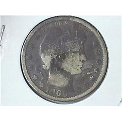 1900-S Barber Quarter