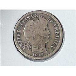 1914 Barber Dime