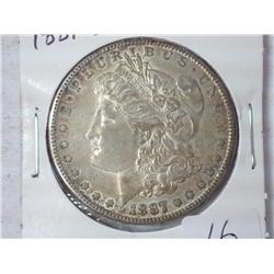 1887-S Morgan Silver Dollar