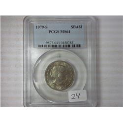 1979-S SBA Dollar PCGS MS64