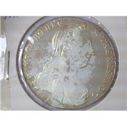 1780 Austria Maria Theresia Thaler (Proof) Silver