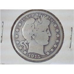 1915-S Barber Half Dollar