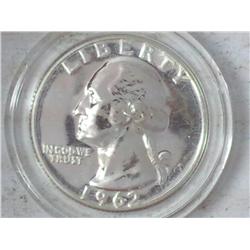 1962 Silver Washington Quarter (Proof)