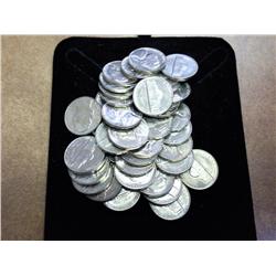 Roll Of 40-1960's Jefferson Nickels (UNC)