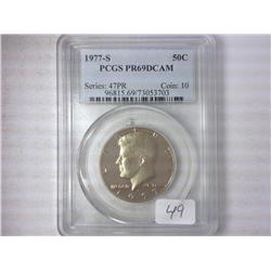 1977-S Kennedy Half PCGS PR69DCAM
