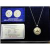 Image 1 : Millennium Medallion On Chain .999 Silver 8 Grams