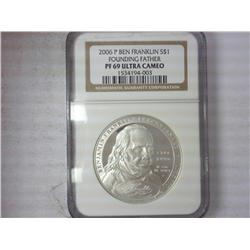2006-P Franklin "Founding Father" $ NGC PF69 Ultra