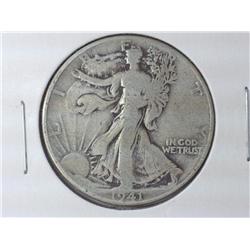 1941 Walking Liberty Half Dollar