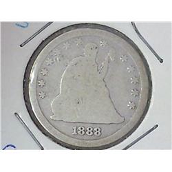 1888-S Liberty Seated Quarter