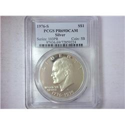 1976-S Silver Ike PCGS PR69DCAM