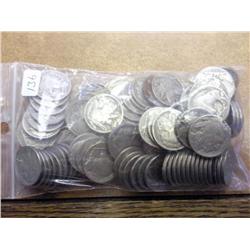 Bag Of 100 1930's Buffalo Nickels
