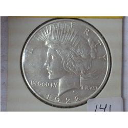 1922-D Peace Silver Dollar