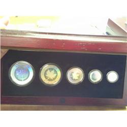 2003 Canada Silver Maple Leaf Hologram Set Proof