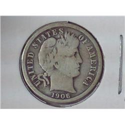 1906 Barber Dime