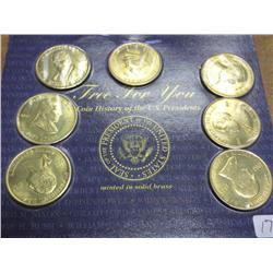 Coin History Of The US Presidents (As Shown)