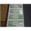 Image 2 : Uncut Sheet Of 4-2003-A Federal Reserve Notes