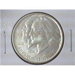 1938 Arkansas Centennial Half (Sharp AU)