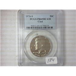 1976-S Kennedy Half PCGS PR69DCAM