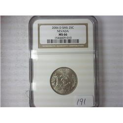 2006-D SMS Neveda Quarter NGC MS66