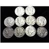 Image 1 : 10 Assorted Mercury Dimes