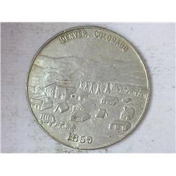 Rush To The Rockies Centennial Token (UNC)