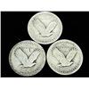 Image 2 : 3 Assorted Standing Liberty Quarters