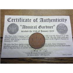 Treasure Coin From The Admiral Gardner