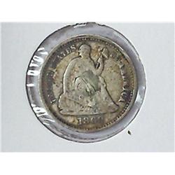 1869 Seated Liberty Half Dime