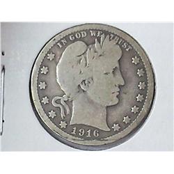 1916 Barber Quarter
