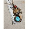Image 3 : Native American Style Black Bear Claw Necklace