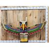 Image 2 : XL Hand Carved Wooden Totem Pole