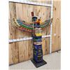 Image 7 : XL Hand Carved Wooden Totem Pole