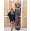 Image 1 : Hand Carved Wooden Cigar Store Indian