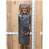 Image 3 : Hand Carved Wooden Cigar Store Indian