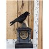 Image 1 : European Carrion Crow On An Antique Mantle Clock