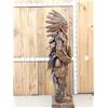 Image 10 : Spectacular Hand Carved Driftwood Cigar Store Indian Sculpture