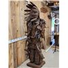 Image 12 : Spectacular Hand Carved Driftwood Cigar Store Indian Sculpture