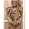 Image 4 : Spectacular Hand Carved Driftwood Cigar Store Indian Sculpture