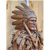 Image 8 : Spectacular Hand Carved Driftwood Cigar Store Indian Sculpture