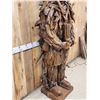 Image 9 : Spectacular Hand Carved Driftwood Cigar Store Indian Sculpture