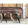 Image 2 : Awesome Steer Hide & Horn Bench