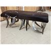 Image 6 : Awesome Steer Hide & Horn Bench