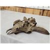 Image 7 : Ancient American Bison Buffalo Skull Fossilized Fossil